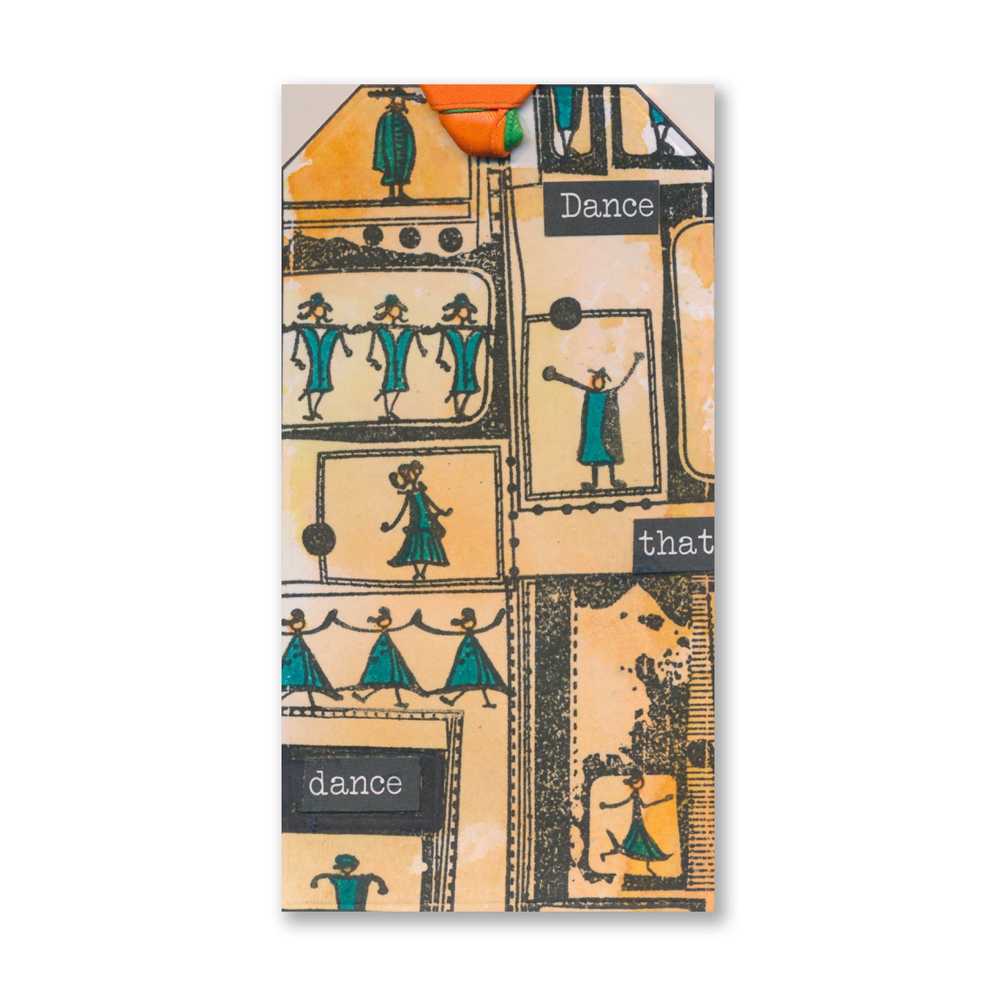 Bijou Grunge Layout Montage A4 Slim Stamp Set