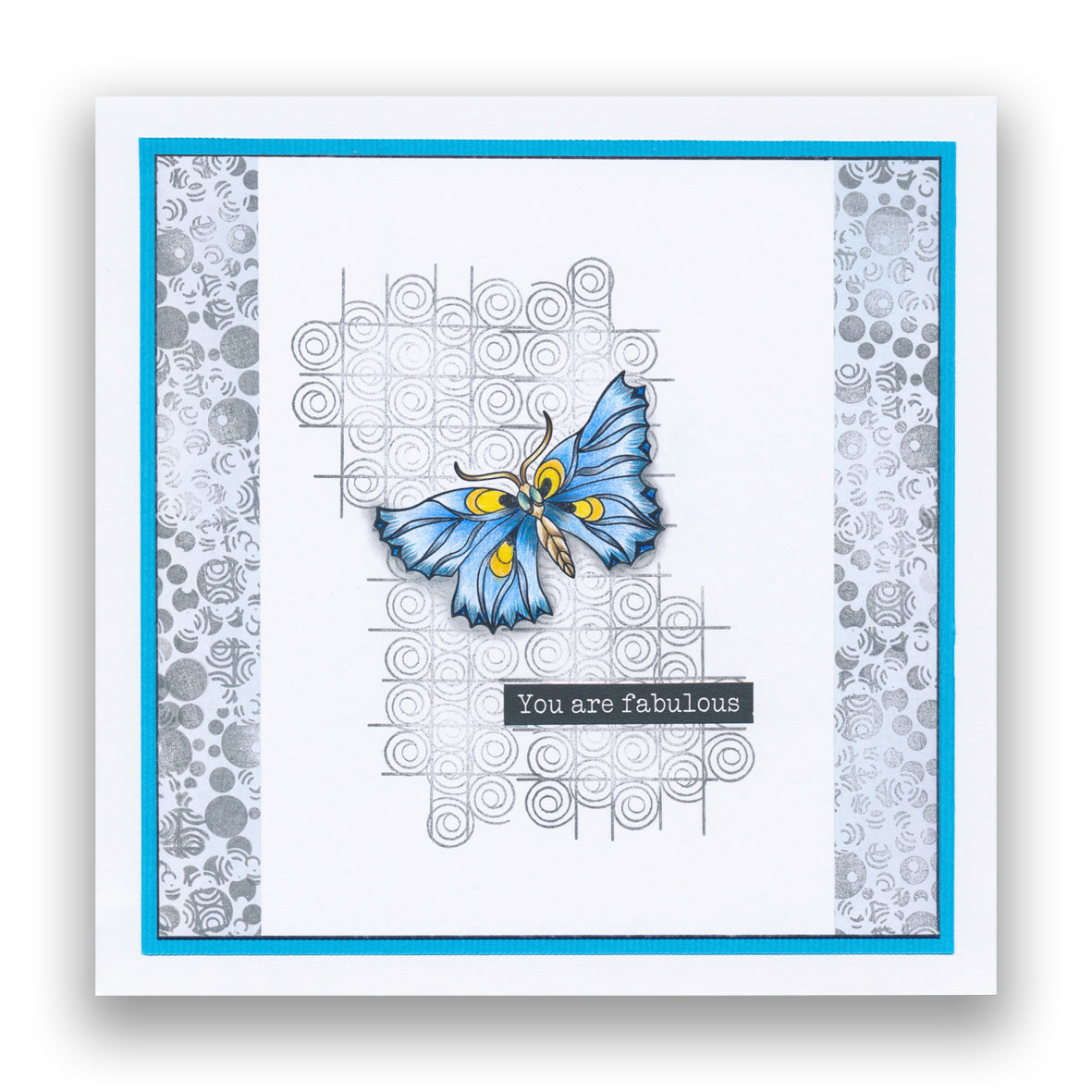 Happy - Grunge Elements A5 Stamp Set