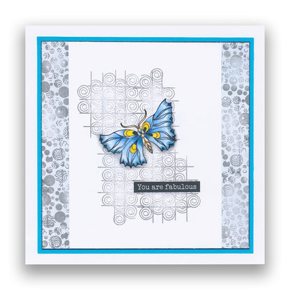 Happy - Grunge Elements A5 Stamp Set