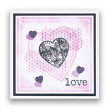 Love & Art - Grunge Elements A5 Stamp Duo