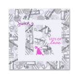 KISS by Clarity - Grungy Silhouettes - Build a Background A6 Stamp Set