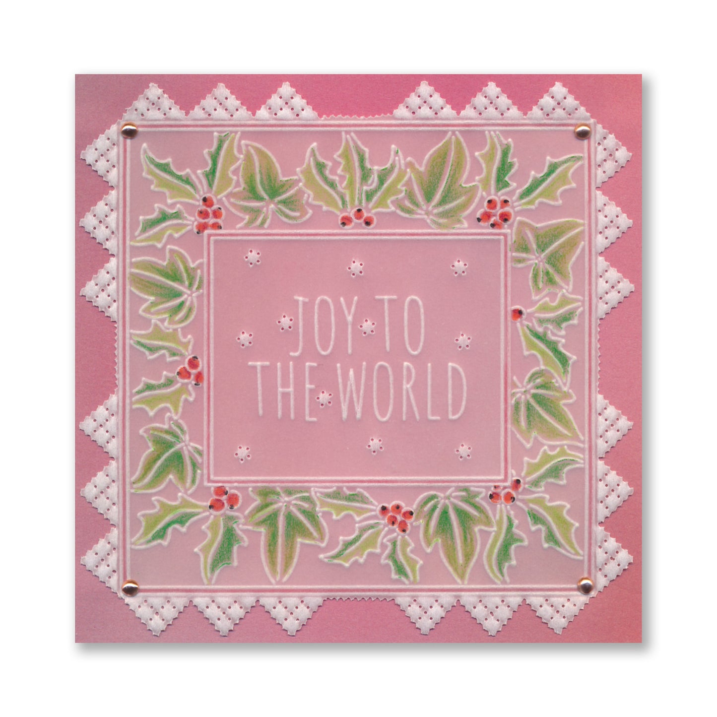 Festive Frame & Sentiments A6 Square Groovi Plate Collection