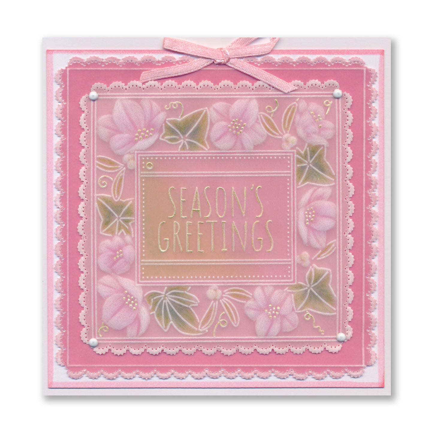 Festive Frame & Sentiments A6 Square Groovi Plate Collection