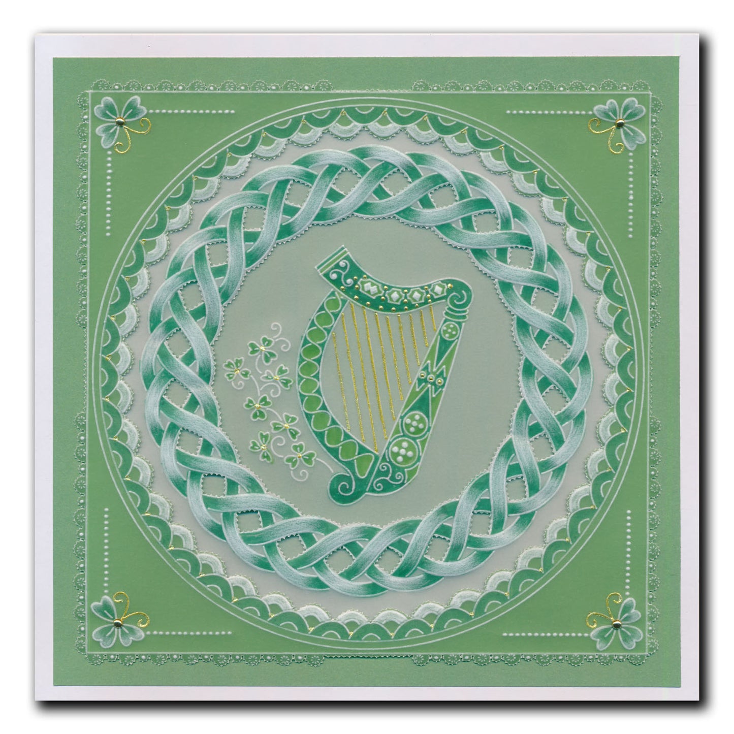 Linda's Layering Frames Set 5 - Celtic A4 Square & A5 Square Groovi Plate Collection