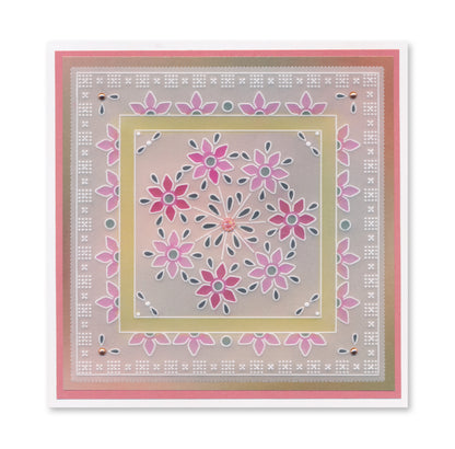 Barbara's Loving Heart A5 Square Groovi Plate