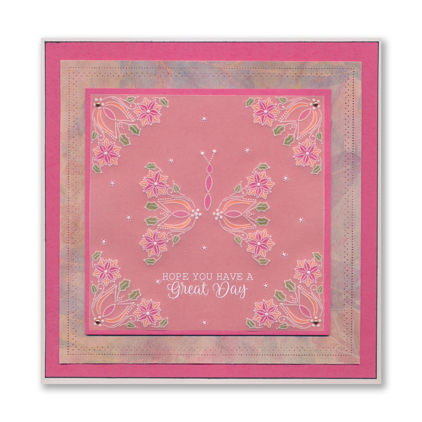 Tina Cox Christmas Elements Sampler A4 Groovi Plate