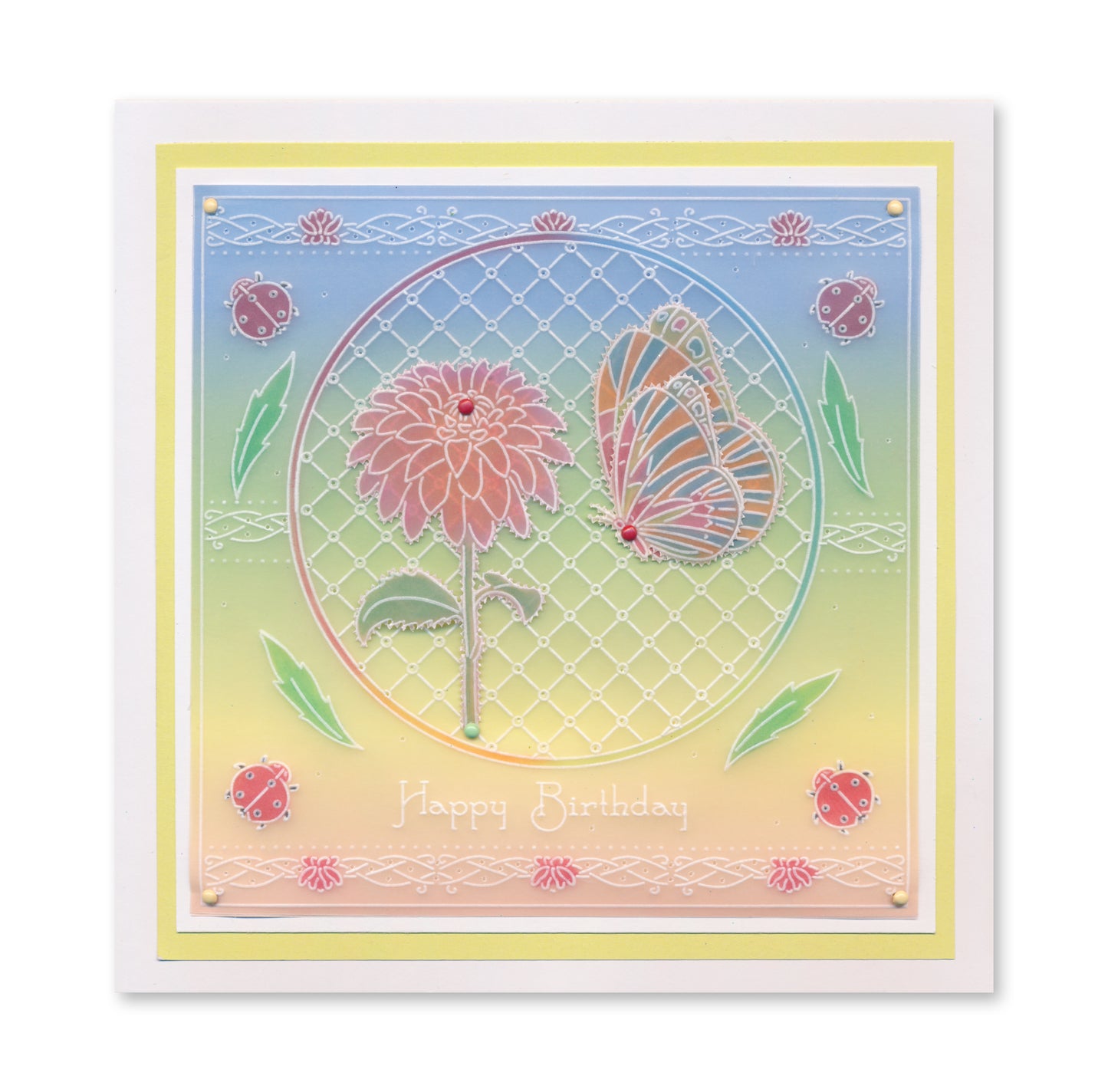 Jayne's Rose & Lattice A5 & A5 Square Groovi Plate Collection