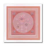 Tina's Beautiful Butterfly & Sprig Parchlet A6 Square Groovi Plate