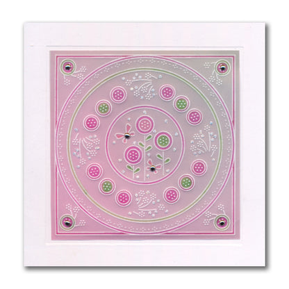 Tina's Layering Plate Mate for A6 Square Plates Complete Collection with Ideas & Inspiration