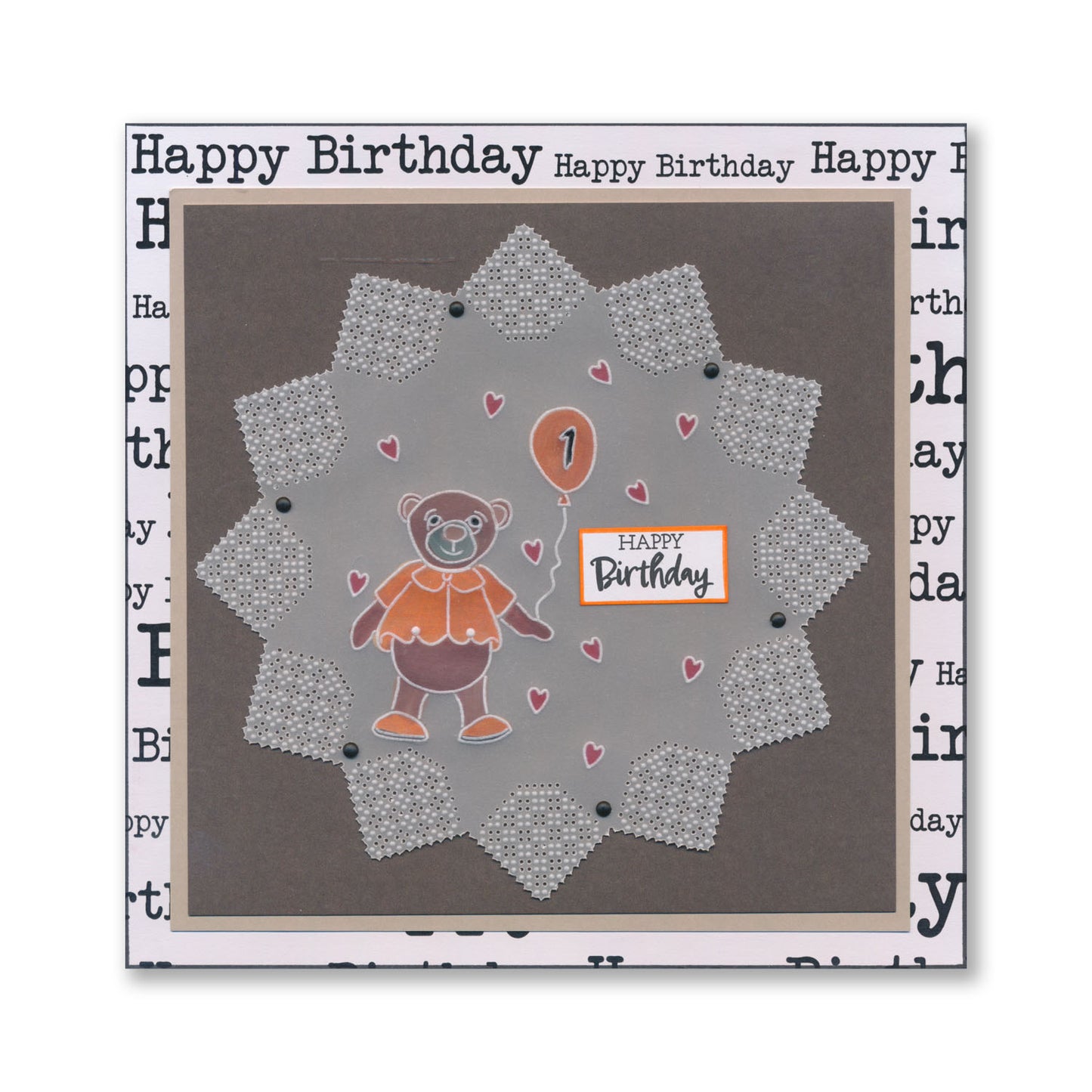 BIP the Bear & Family A5 Square Groovi Plate