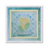 Get Well Soon Primrose A6 Square Groovi Plate