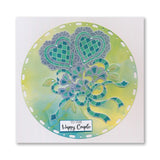 Linda's Richelieu Lace Hearts A5 Square Groovi Plate