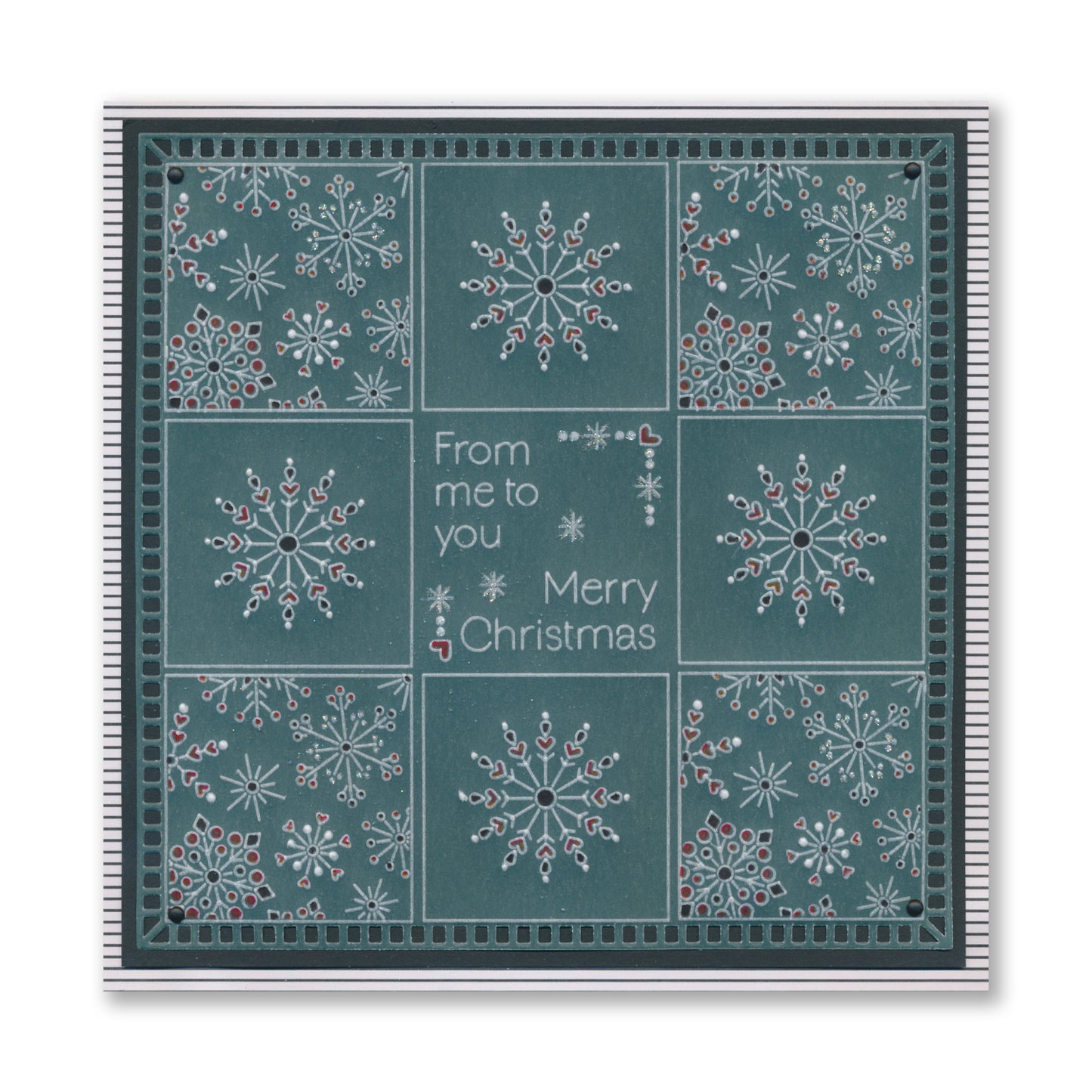 Tina Cox Christmas Elements Sampler A4 Groovi Plate
