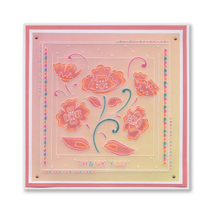 Occasion Sentiments Panels A5 Square Groovi Plate