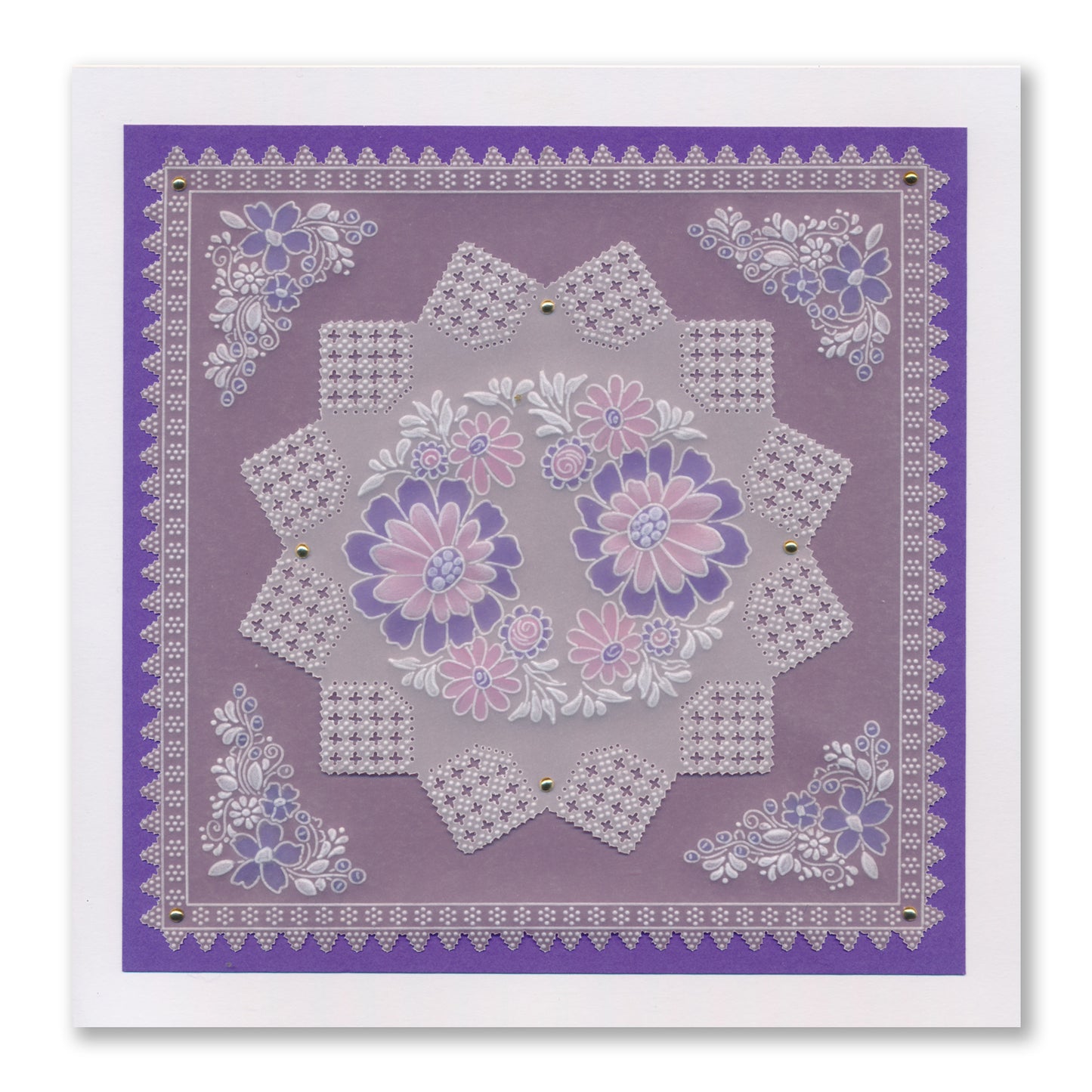 Tina's Springtime Flowers Happy Today Groovi Spacer Plate