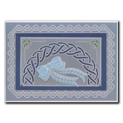 Linda's Layering Frames Set 5 - Celtic A4 Square & A5 Square Groovi Plate Collection