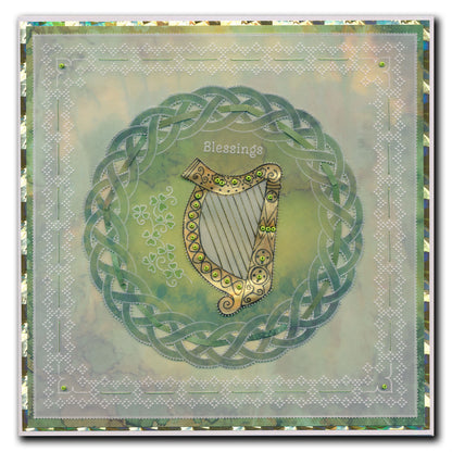 Linda's Layering Frames Set 5 - Celtic A4 Square & A5 Square Groovi Plate Collection