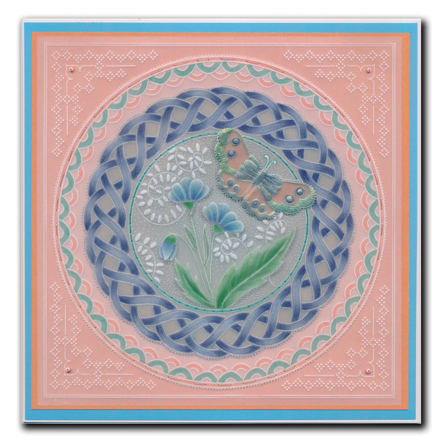 Linda's Layering Frames Set 5 - Celtic A4 Square & A5 Square Groovi Plate Collection