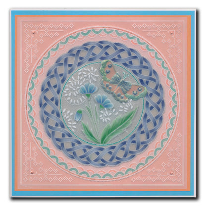 Linda's Layering Frames Set 5 - Celtic A4 Square & A5 Square Groovi Plate Collection