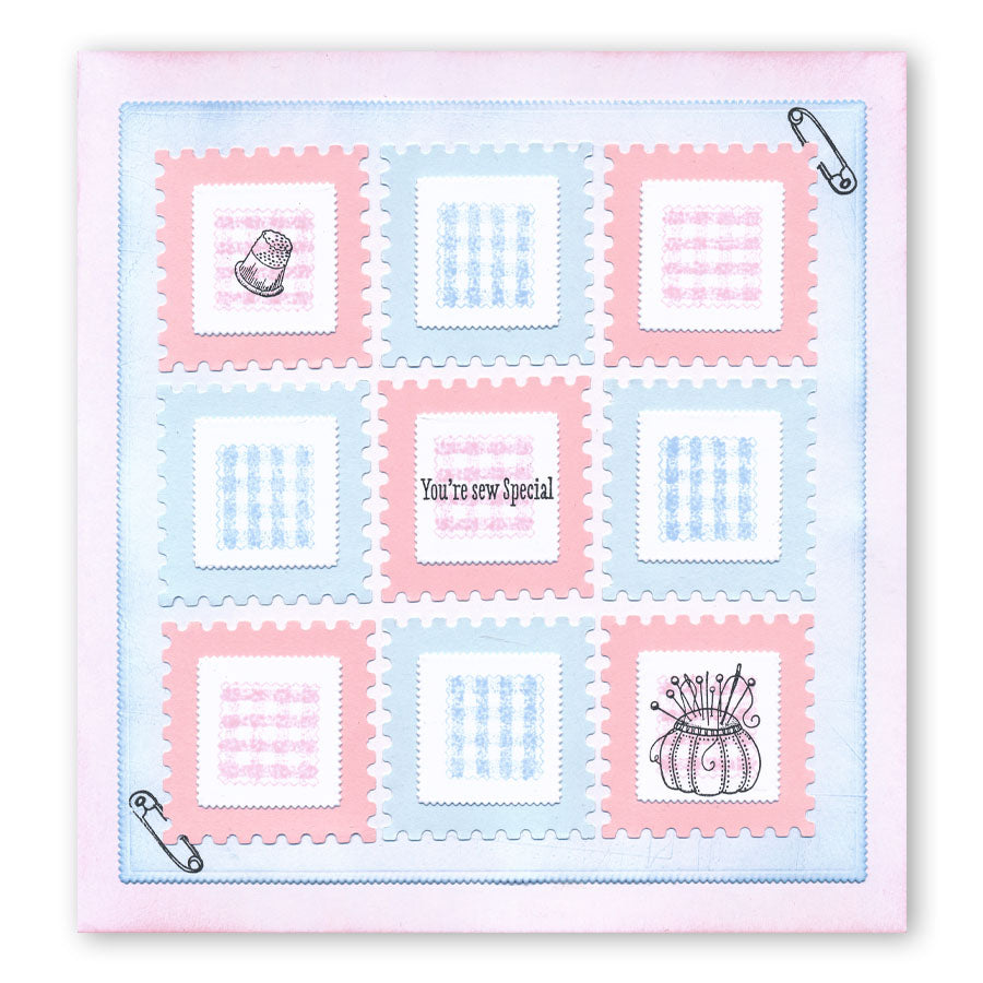 Mini Hobbies - Haberdashery A5 Square Stamp Set