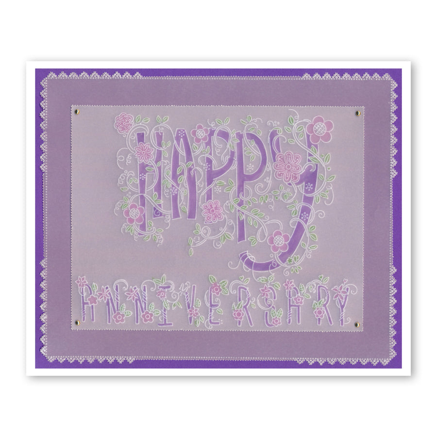 Barbara's Happy Alphabet A4 Groovi Plate