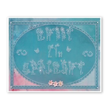 Barbara's Happy Alphabet, Numbers & Embellishments Groovi Collection