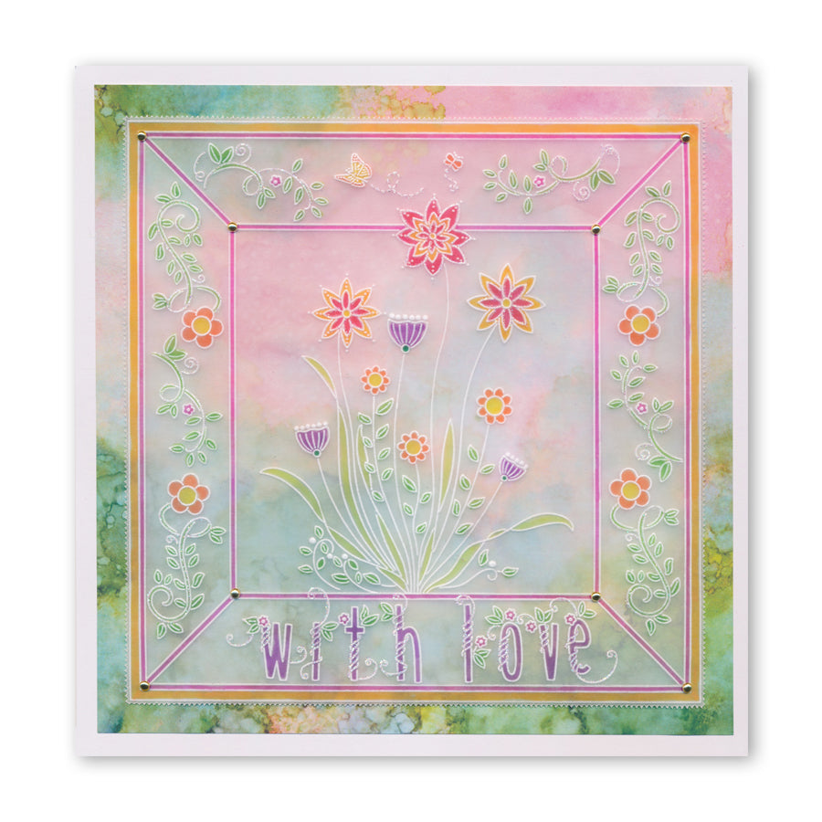 Barbara's Happy Alphabet A4 Groovi Plate