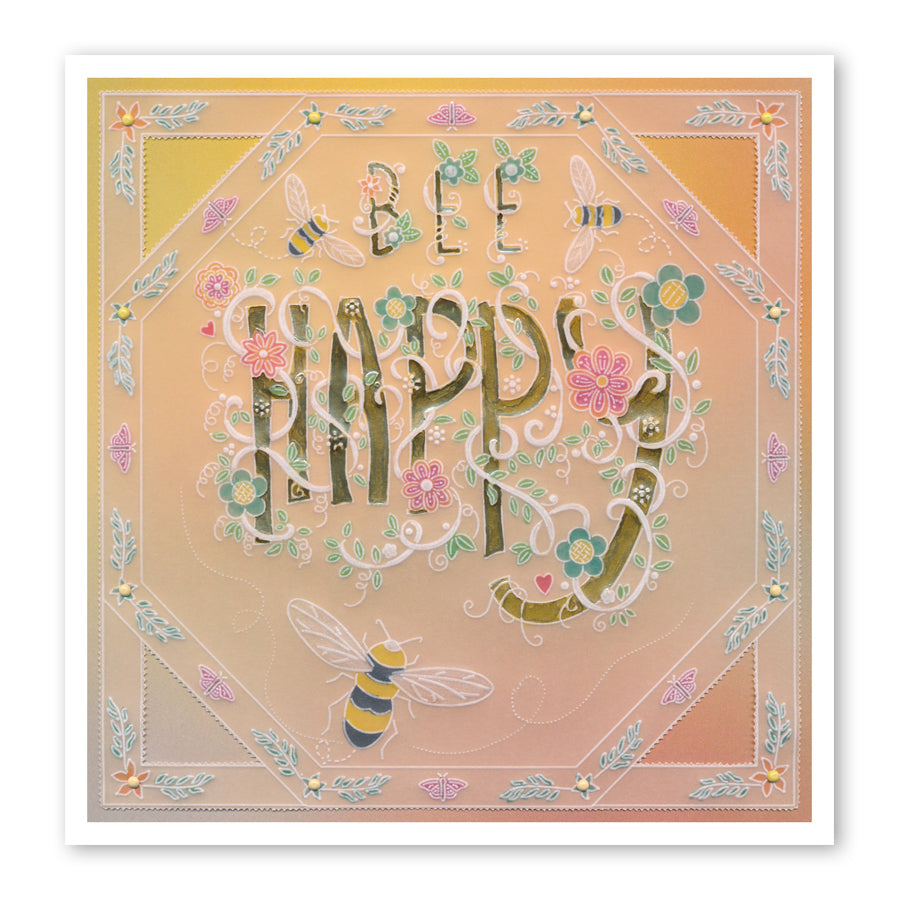 Barbara's Happy Alphabet A4 Groovi Plate