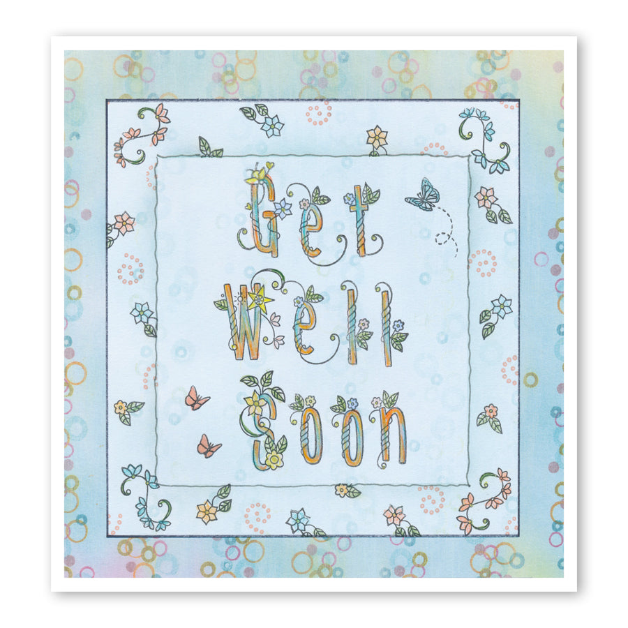 Barbara's Happy Alphabet A4 Stamp Set