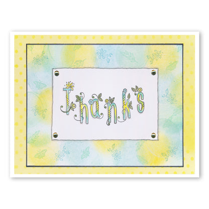 Barbara's Happy Alphabet A4 Stamp Set