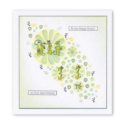 Barbara's Happy Alphabet, Numbers & Embellishment A4 & A6 Square Stamp Collection