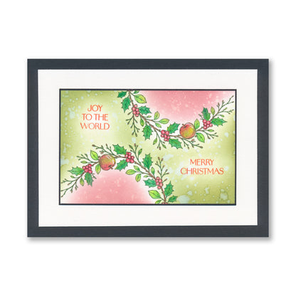 Barbara's Christmas Animals - Hares A6 Stamp & Mask Set