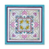 Paper Stitch by Clarity - Hearts & Swirls Embroidery Card Pack