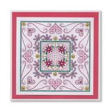 Paper Stitch by Clarity - 01 - Hearts & Swirls Embroidery Card Pack