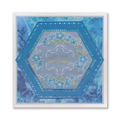 Linda's Floral Shapes Midi Groovi Plate Quartet