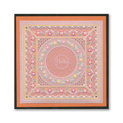 Tina's Hello Rosie Doodles All in One A5 Square Groovi Plate