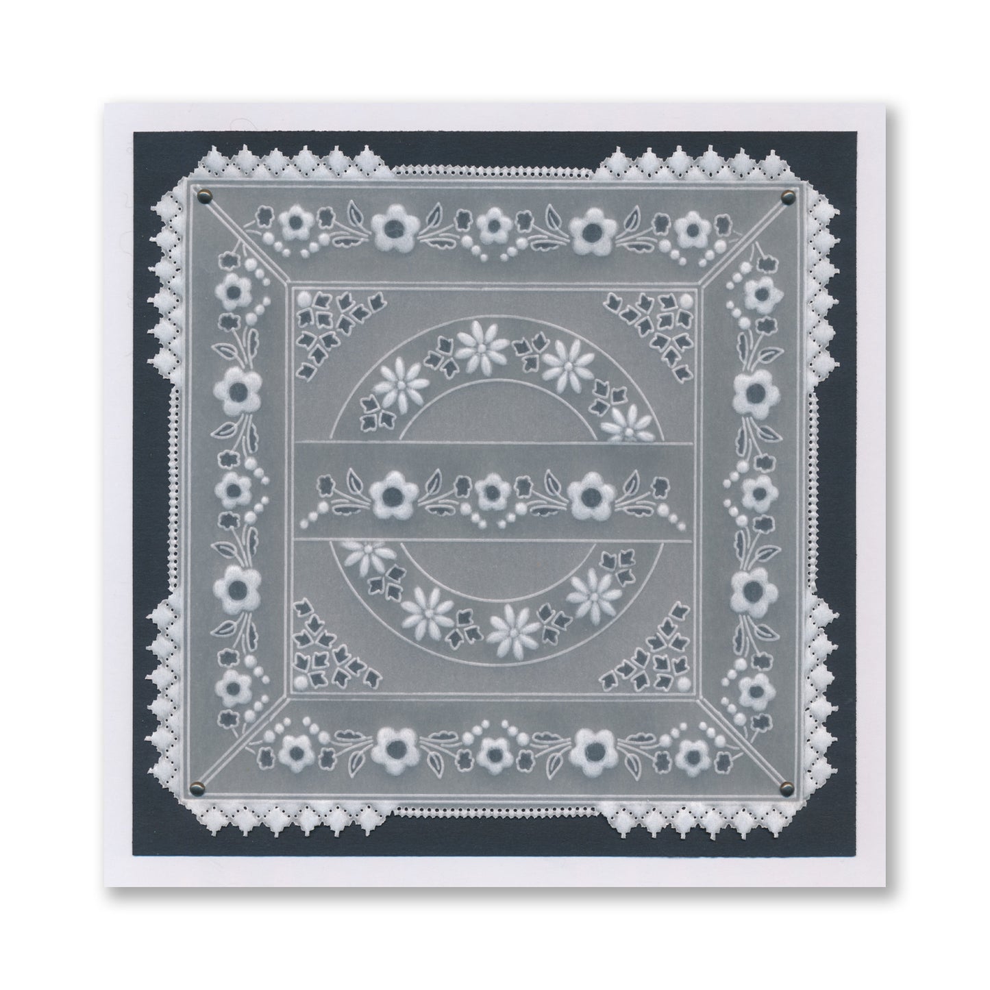 Tina's Hello Rosie Doodles All in One A5 Square Groovi Plate