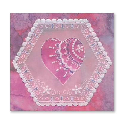 Nested Doodle Frames A4 Square Groovi Plate Collection