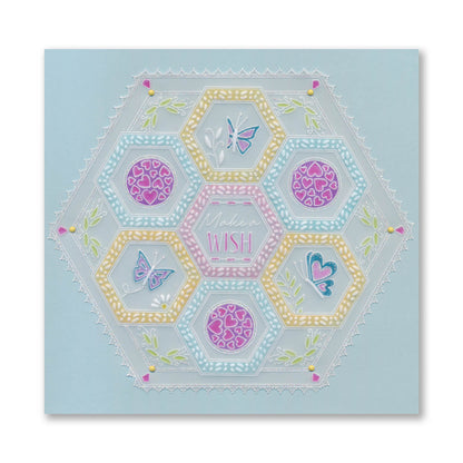 Nested Doodle Frames A4 Square Groovi Plate Collection