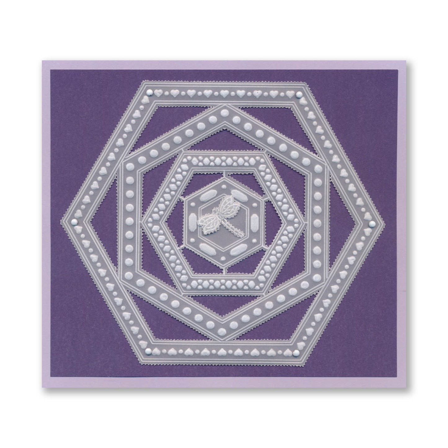 Nested Doodle Frames A4 Square Groovi Plate Collection