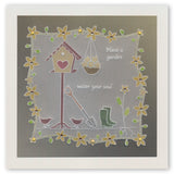 Gardening - Hobbies & Pastimes A5 Square Groovi Plate