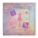 Hobbies & Pastimes - Haberdashery A5 Square Groovi Plate