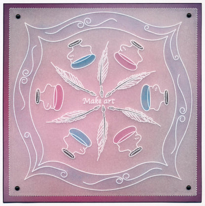 Hobbies & Pastimes - Art A5 Square Groovi Plate