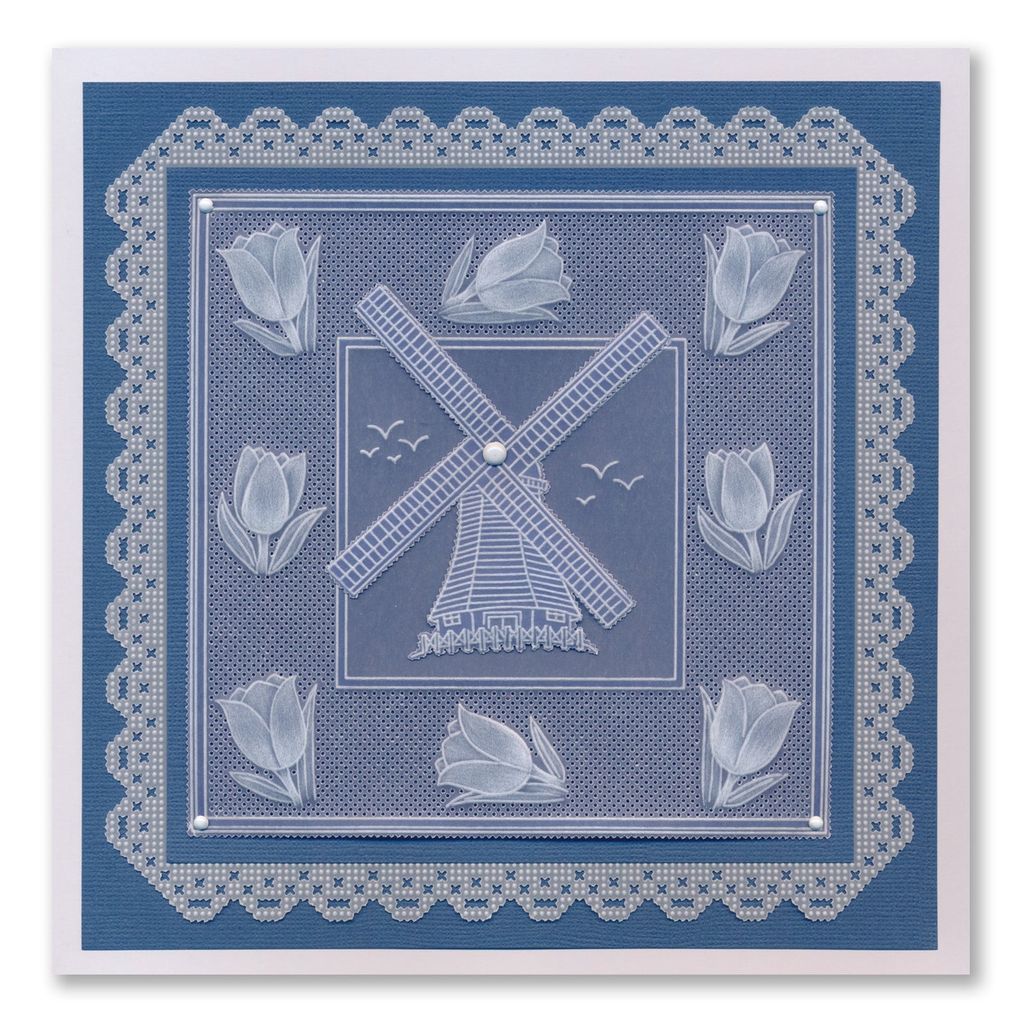 Barbara's SHAC Holland A5 Square Groovi Plate