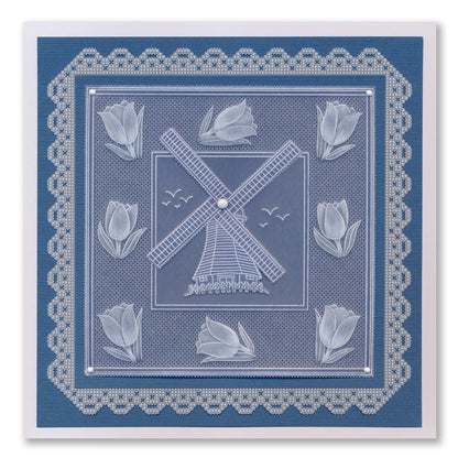 Barbara's SHAC Holland A5 Square Groovi Plate