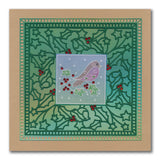 Christmas Sentiments & Holly Aperture Framer Die Collection