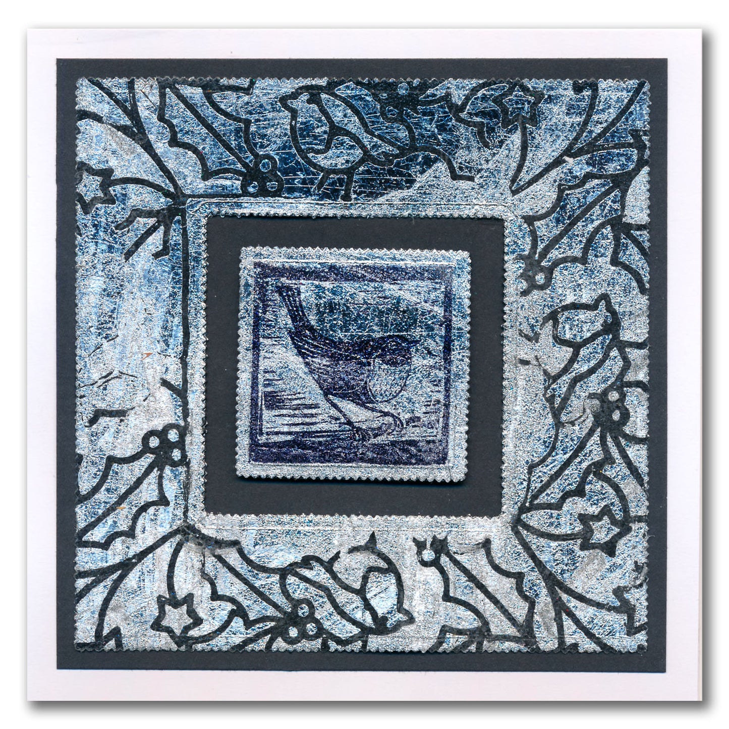 Christmas Sentiments & Holly Aperture Framer Die Collection