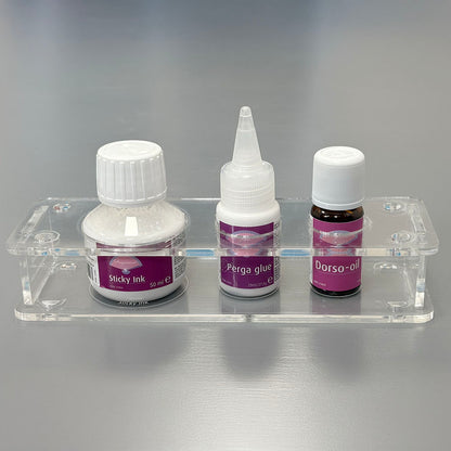 Pergamano Pot Holder with Sticky Ink, Perga Glue & Dorso Oil