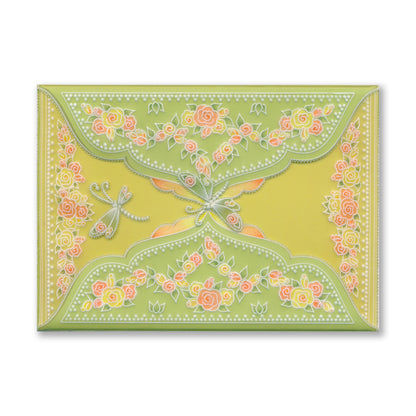 Linda's It's a Wrap! Part 3 - Dragonfly Gatefold A4 Groovi Plate