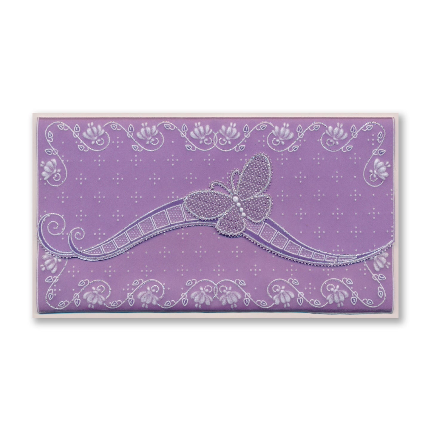 Linda's It's a Wrap! Part 3 - Butterfly Trifold A4 Groovi Plate